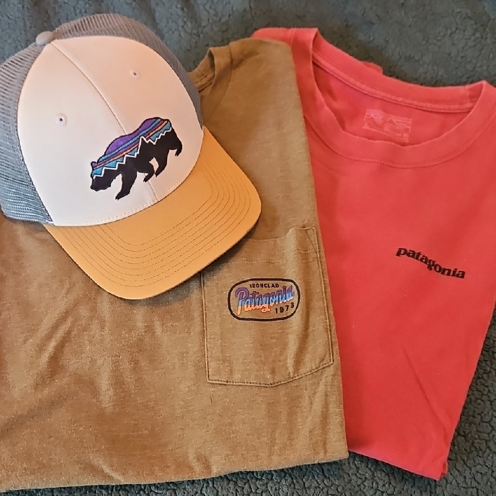 Patagonia Bundle!  2 Shirts 1 Hat